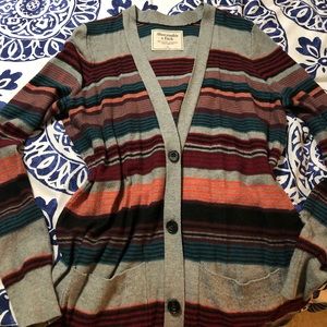 Stripped Cardigan